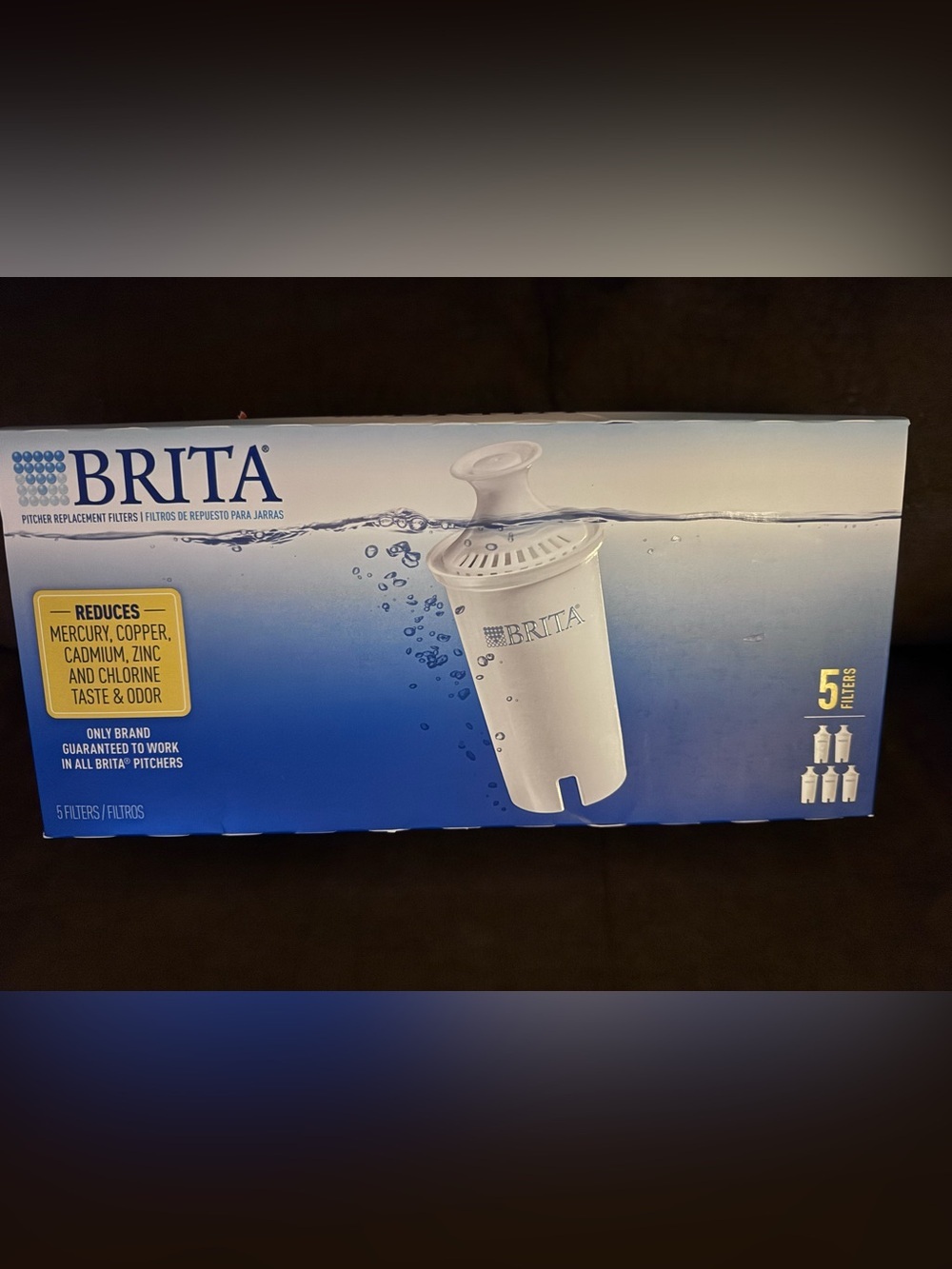 NEW-Brita Standard Water Filter, Standard Replacement Filters for Pitchers